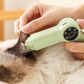Tondeuse et lime à ongles 2 en 1 pour animaux de compagnie avec lumière LED